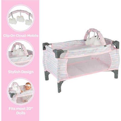 Adora Pink Deluxe Doll Pack-N-Play Image 1