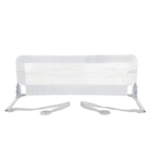 White Dreambaby Savoy Bed Rail with mesh fabric and adjustable straps for added safety.