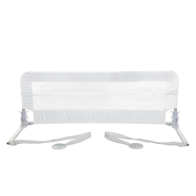 White Dreambaby Savoy Bed Rail with mesh fabric and adjustable straps for added safety.
