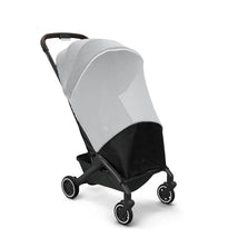 Mosquito net designed for the Joolz Aer stroller, featuring a fine mesh top and a black bottom section.