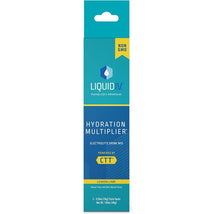 Liquid IV Hydration Multiplier electrolyte drink mix in Lemon Lime flavor, 3 stick packs, Non-GMO.