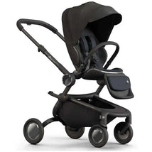 Mima Creo Single Stroller in black, featuring a sleek design, adjustable canopy, and comfortable seating for infants.