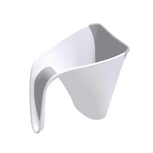 Shnuggle bath rinse jug in white and grey, designed for easy rinsing during bath time.