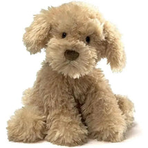 10.5-inch Nayla Cockapoo plush toy with fluffy beige fur, large eyes, and a soft brown nose.