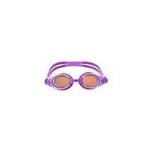 Purple Stephen Joseph Bling Goggles featuring decorative rhinestones and tinted lenses, designed for swimming.