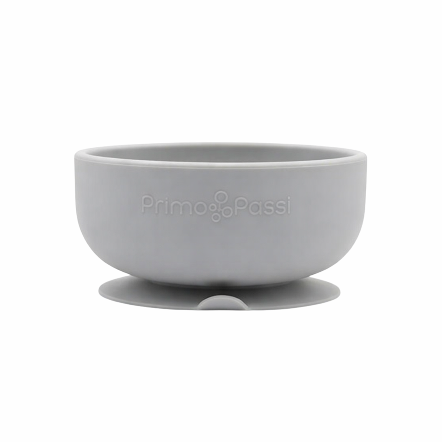 Primo Passi silicone baby bowl with suction base, safe for infant feeding and mealtime