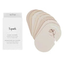 Set of 8 neutral closet dividers by 3 Sprouts, labeled for organizing baby and toddler clothing sizes.