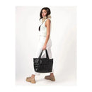 7AM Voyage - Waterproof Capri Diaper Bag with Crossbody Straps Black Polar Image 4