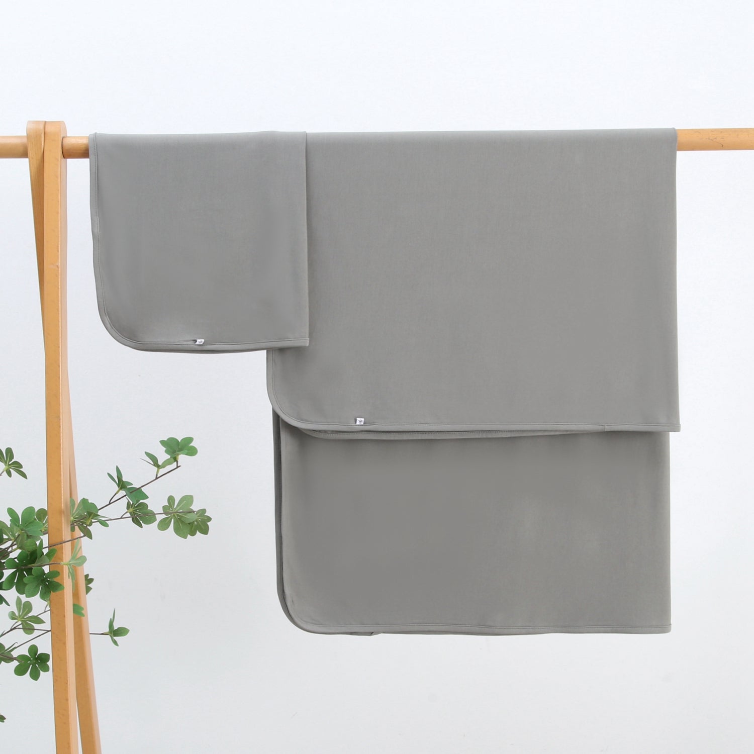 Forest Green Bamboo Swaddle Blanket