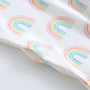 Forever Rainbow Zippered Baby Romper