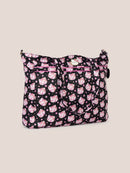 Hello Kitty × JuJuBe Cherry Blossoms Super Be Large Diaper Bag Duffel, Black and Pink Image 3