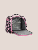 Hello Kitty × JuJuBe Cherry Blossoms Insulated Bottle Bag, Black and Pink Image 5