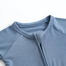 Midnight Blue Zippered Baby Romper