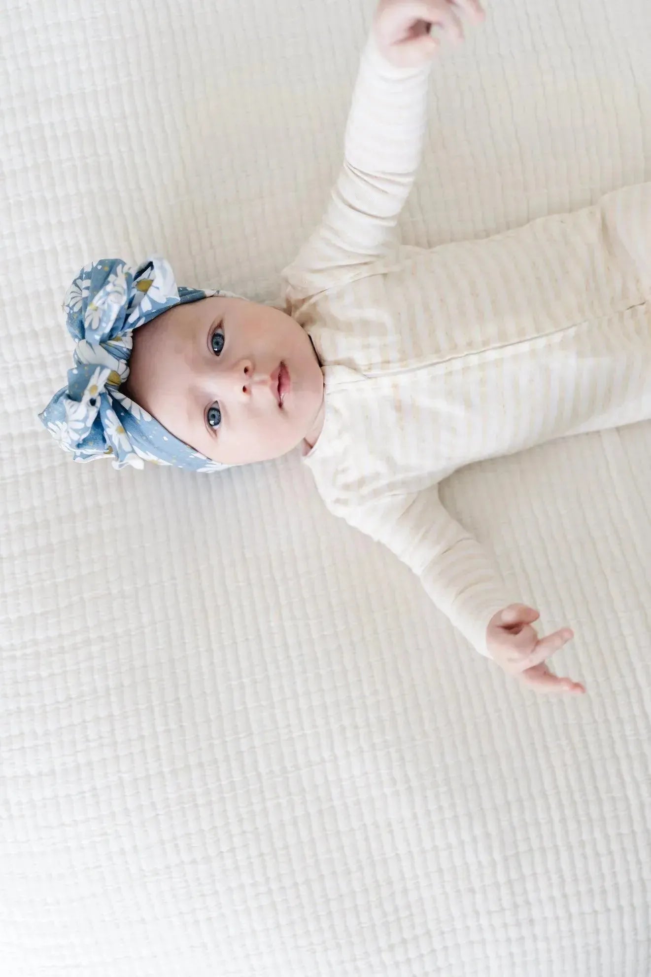 PRINTED FAB: denim daisy