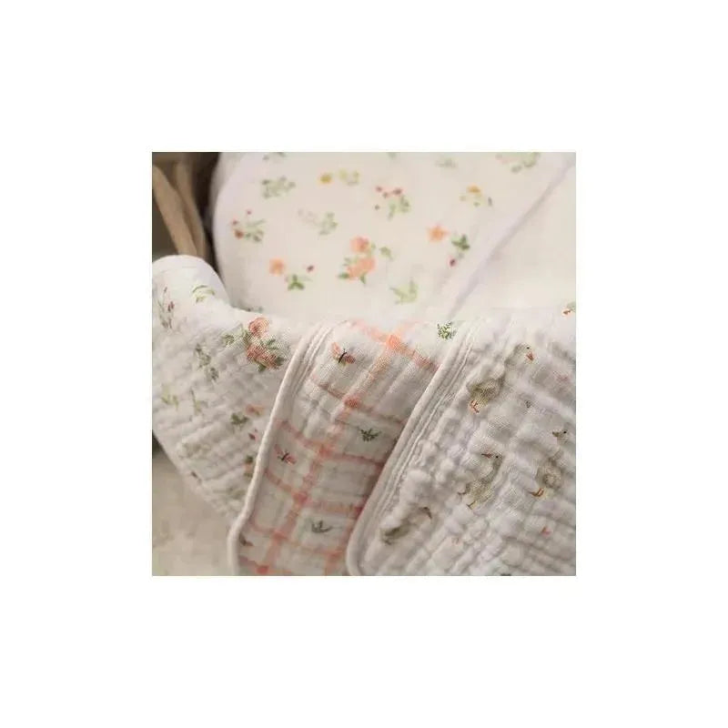 Classic washcloth set featuring floral and animal patterns in soft, absorbent material from Aden + Anais.