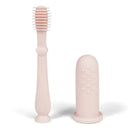 Ali + Oli - Baby Finger Toothbrush & Tongue Cleaner Oral Set, Blush Image 1