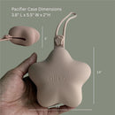 Ali + Oli - Silicone Pacifier Case Star 2Pk, Blush Sand Image 9