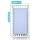 American Baby Company - Value Jersey Sheet Blue Image 2