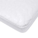 Waterproof mattress protector for Pack N Play, featuring a quilted surface and fitted edges.