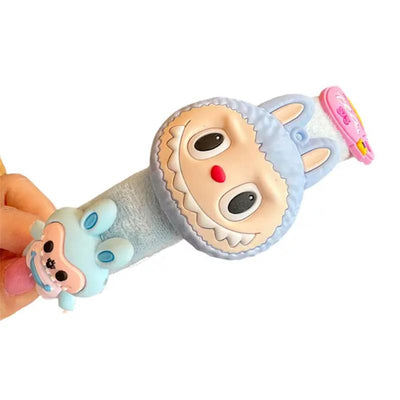 Auraquise - Labubu Children's Hairband Sweet Macaron Colors Light Blue Image 1