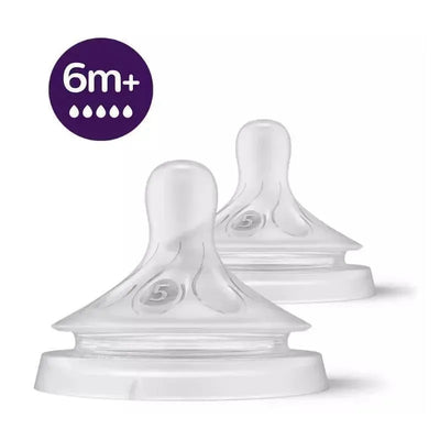 Avent - 2Pk Natural Response Nipple, Flow 5 Image 1
