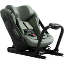 Axkid ONE 3 Extended Rear-Facing Car Seat in Nordic Bloom Green, featuring adjustable harness and sleek design.