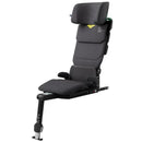 High Back Belt Positioning Booster Car Seat in Arctic Mist Grey with adjustable headrest and armrests.