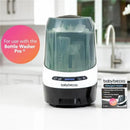 Baby Brezza Bottle Washer Pro with 120 detergent tablets, designed for cleaning baby bottles and accessories.