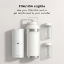 Portable breastmilk cooler by Baby Brezza, featuring a 20 oz capacity, two stackable containers, and two storage bottles.