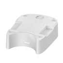 White Baby Brezza Formula Pro Mini Riser Stand Attachment, designed to elevate the formula dispenser for easier access.