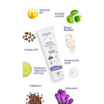 Restructuring gel for postpartum care by Baby Jolie, featuring key ingredients like Vitamin B5 and Hyaluronic Acid.