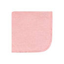 Flannel washcloth in soft pink color, part of the Baby Vision 10Pk, ideal for infant care and bathing.