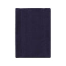 Flannel burp cloth in navy blue from the Baby Vision Going Places 4-pack, soft and absorbent for feeding.