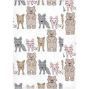 Cotton flannel burp cloth featuring playful animal designs, including bears, foxes, and deer in soft colors.