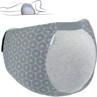 Babymoov Dream Belt Sleep Aid, designed to support pregnant women while sleeping, features a soft, curved shape and breathable fabric.