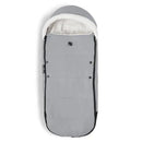 Babyzen Yoyo Footmuff in Stone color, featuring a soft interior lining and a waterproof exterior for stroller use.