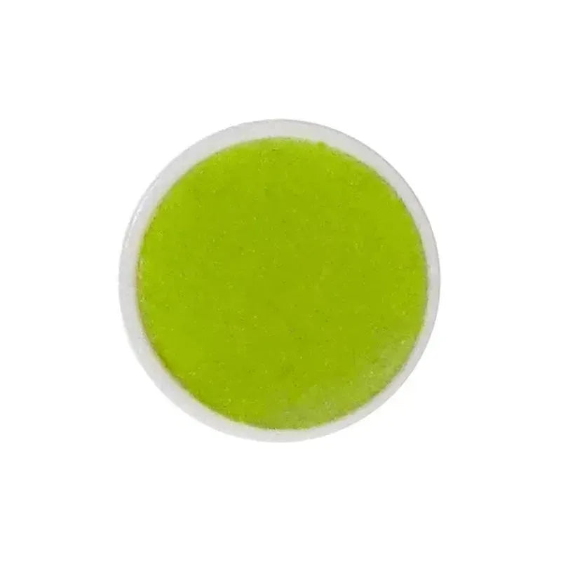 Replacement filing disc for Bbluv Trimö, Stage 3, features a bright green surface, packaged in a round white base.