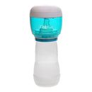 Bbluv Uvi 4-In-1 Portable Pacifier and Nipple UV Sterilizer in white and aqua, features a clear sterilization chamber.