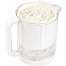 Beaba Rice, Pasta, & Grain Insert with a clear design, featuring rice inside the top compartment for cooking.