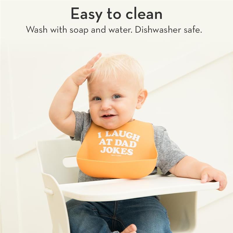 Bella Tunno - I Laugh At Dad Jokes Wonder Bib Image 3