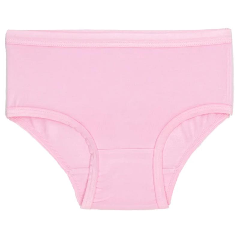 Bamboo pink underwear for girls, designed for comfort, part of the Bellabu Bear 7-pack for sizes 2/3T.