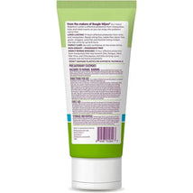 Insect repellent lotion tube from Boogie Wipes, highlighting 14-hour protection against insects, with usage instructions.