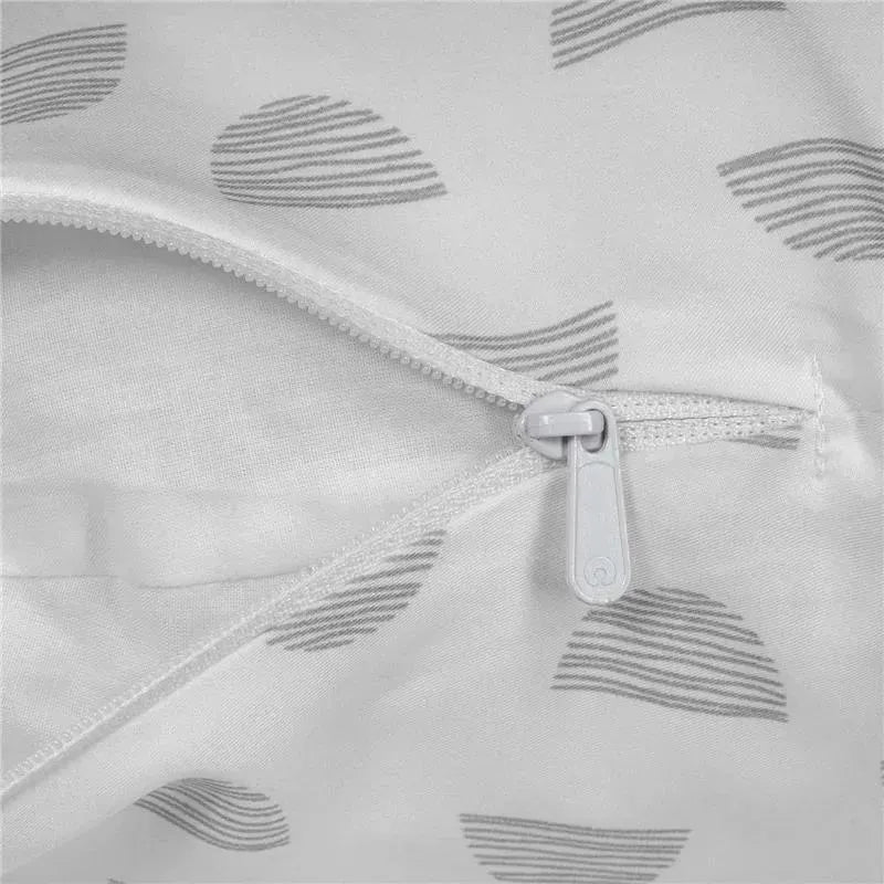 Boppy - Full Body Side Sleeper Pillow, Mirage White and Gray Image 5