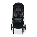 Lightweight Britax Grove Modular Stroller with a black canopy and gray seating area, designed for children.