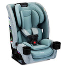 Britax One4Life Slim All-in-One Car Seat in Sea Foam, featuring padded seating, adjustable straps, and two cup holders.