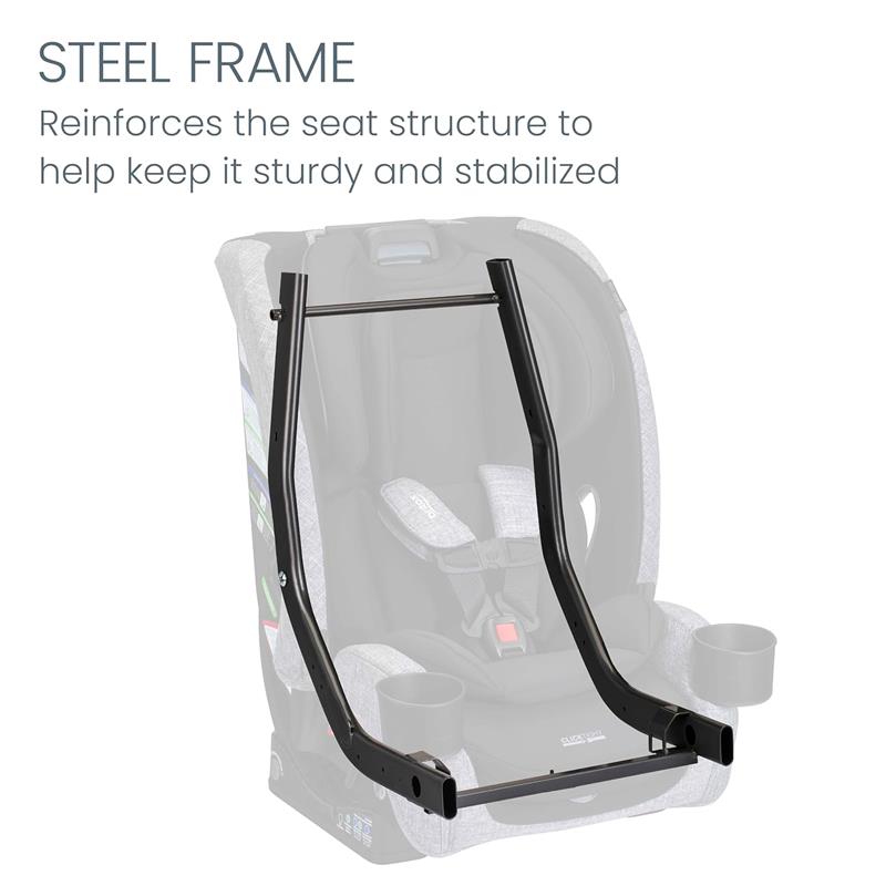 Steel frame structure of the Britax One4life Slim All-In-One Car Seat, designed for stability and safety.