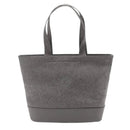Grey Melange Bugaboo Changing Bag with two handles and a textured fabric design, ideal for carrying baby essentials.