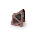 Bugaboo Donkey Breezy Sun Canopy in dusty pink, featuring ventilation panels and a built-in mosquito net.