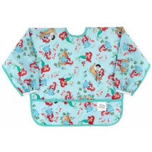 Bumkins - Disney Baby Sleeved Bib, Little Mermaid Image 1