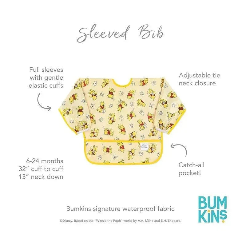 Bumkins - Disney Winnie's Hunny Sleeved Bib Image 5